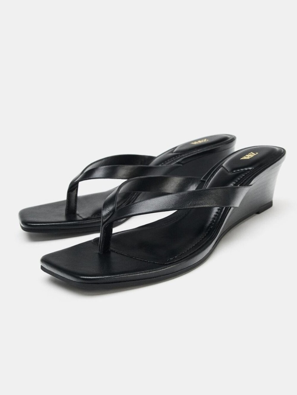 ZARA WEDGE HEELED SANDALS